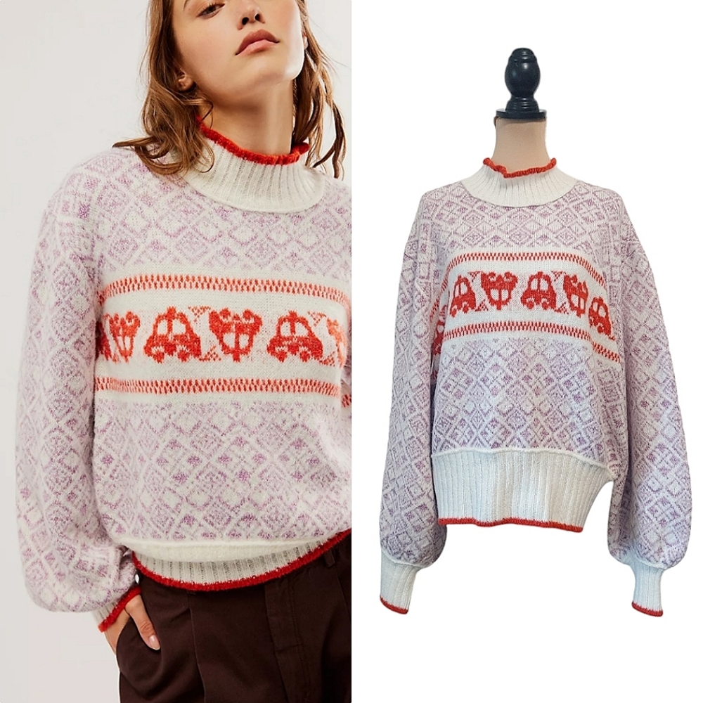 Free People Freya Fairisle Sweater